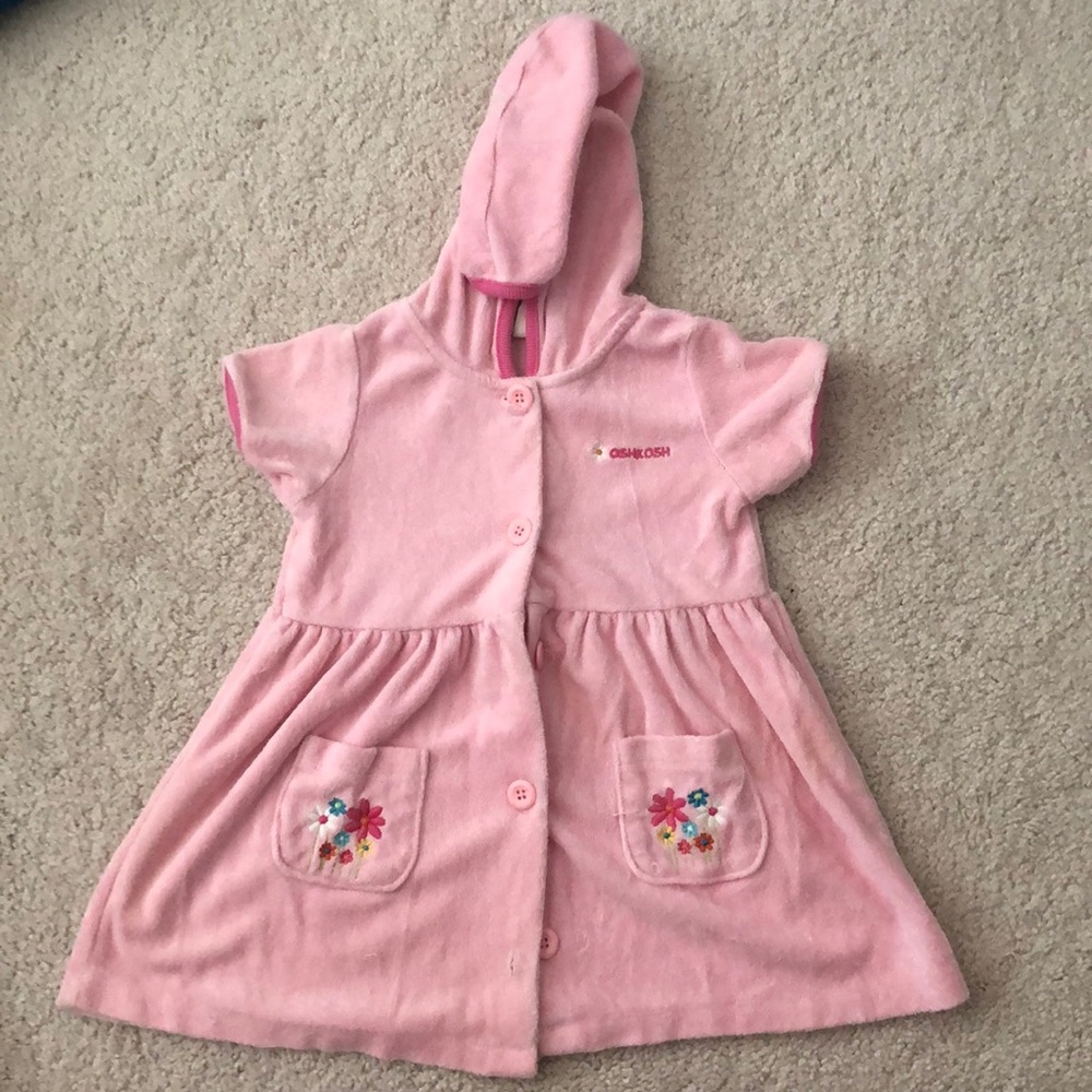 Pink Bathing Suit Cover Up (Towel Material)